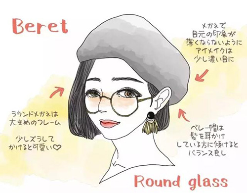 接地氣的小仙女一定要看看！冬天佩戴上帽子和眼鏡