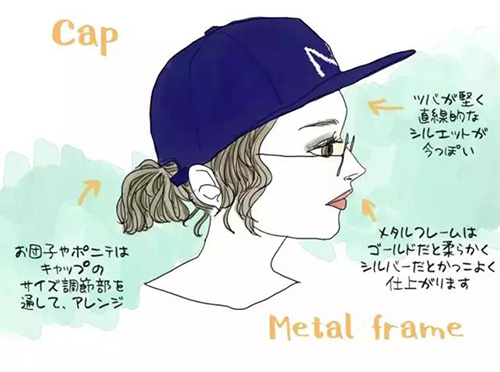 接地氣的小仙女一定要看看！冬天佩戴上帽子和眼鏡
